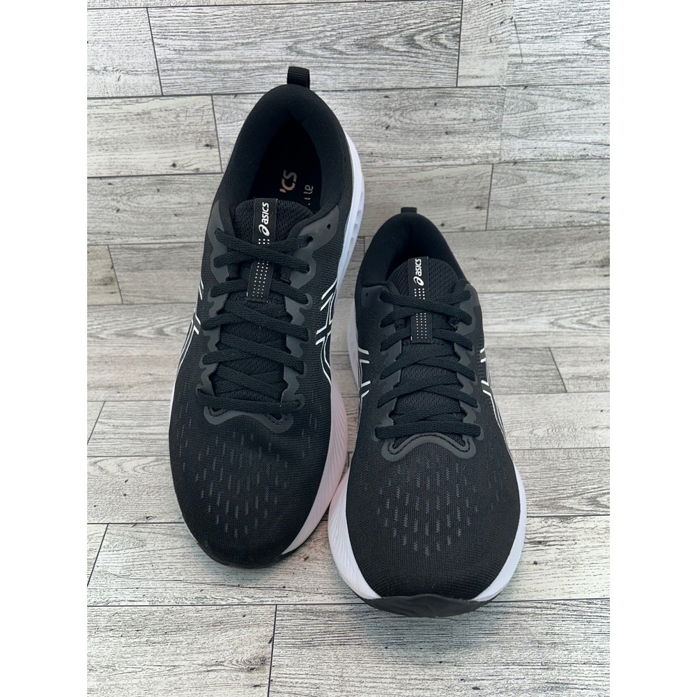Asics Gel-Excite 10 Men Running Shoes Black White 1011B600 Size 9